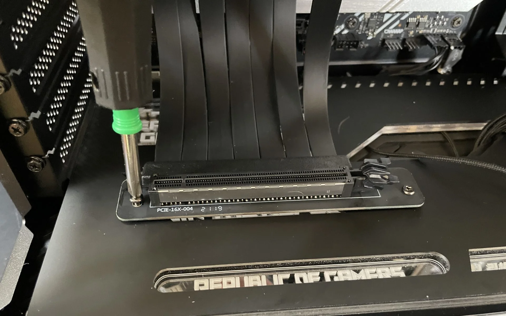 ASUS ROG PCIE ライザーケーブル　3.0 美品